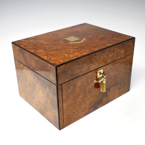 Victorian Burr Walnut Jewellery Box (1 of 13)