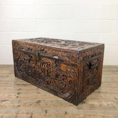 Antique Chinese Camphor Wood Trunk (1 of 14) Antique Chinese Camphor Wood Trunk (1 of 14)