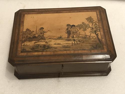 Walnut Pen & Ink with inlays, Jewels & such Box (1 of 14) Walnut Pen & Ink with inlays, Jewels & such Box (1 of 14)