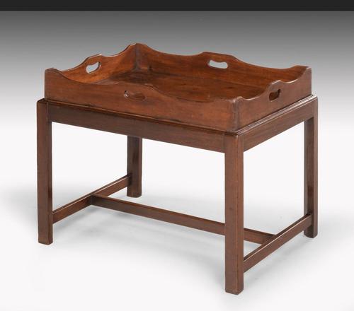George III Period Mahogany Tray with a Shaped and Swept Border (1 of 5) George III Period Mahogany Tray with a Shaped and Swept Border (1 of 5)
