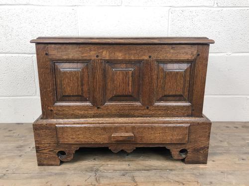 18th Century Style Welsh Oak Coffer Bach Chest (1 of 9)