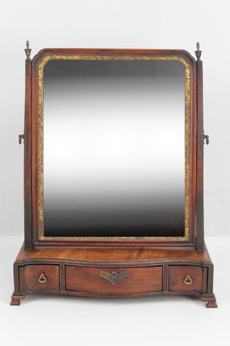 Georgian Mahogany Dressing Table Mirror / Toilet Mirror (1 of 13)