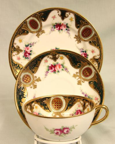 Noritake Porcelain Trio Cup Saucer & Plate (1 of 8)