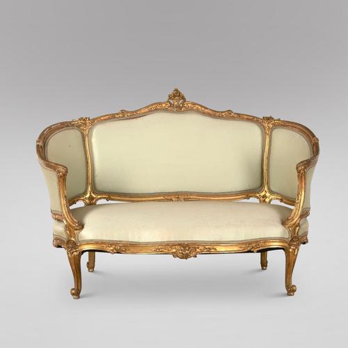 Corbeille Settee in Louis XV style c.1895 (1 of 4) Corbeille Settee in Louis XV style c.1895 (1 of 4)