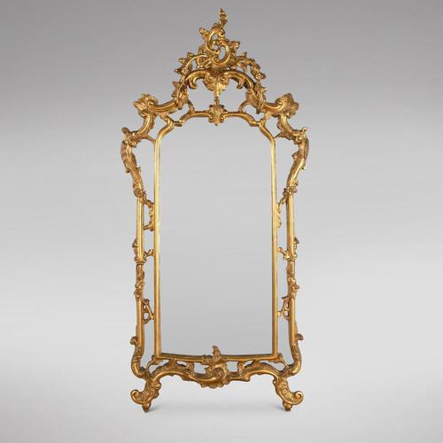 Louis XV Style 19th Century Giltwood Wall Mirror (1 of 3)