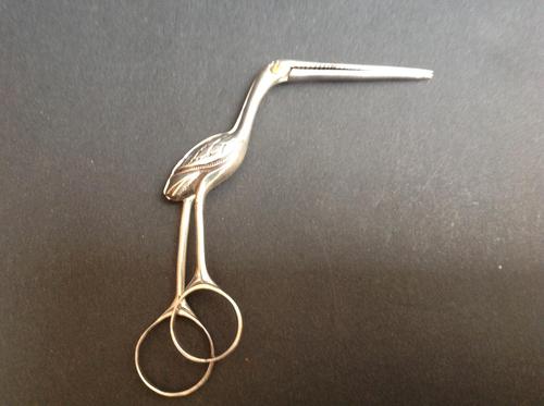 Antique Georgian Silver Stork Ribbon Threader (1 of 5)