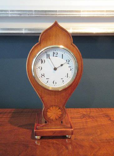 Edwardian Sheraton Teardrop Mantel Clock (1 of 6)