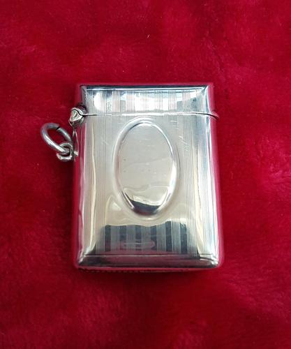 Sterling Silver Vesta Case (1 of 3) Sterling Silver Vesta Case (1 of 3)