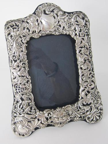 Ornate Victorian Chester Silver Photo Frame (1 of 6)