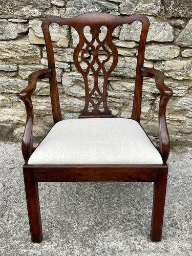 Antique Georgian Mahogany Carver Chair (1 of 15)