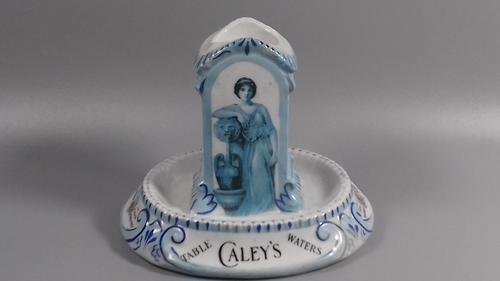 Very Rare Edwardian Porcelain Caleys Table Waters Match Striker Pot (1 of 10) Very Rare Edwardian Porcelain Caleys Table Waters Match Striker Pot (1 of 10)