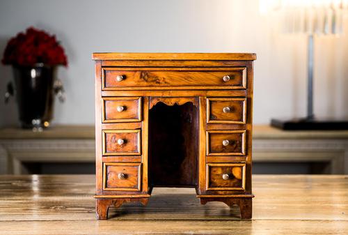 Miniture Knee Hole Desk c.1890 (1 of 10) Miniture Knee Hole Desk c.1890 (1 of 10)