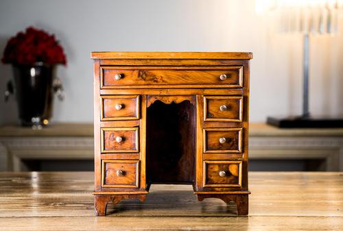 Miniture Knee Hole Desk c.1890 (1 of 10)