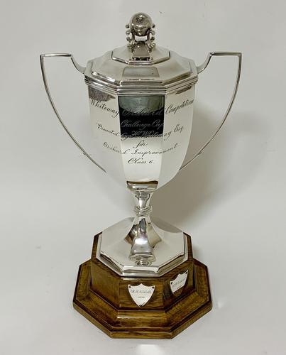 Large Antique Solid Silver Twin Handled Apple Trophy Cup (1 of 13) Large Antique Solid Silver Twin Handled Apple Trophy Cup (1 of 13)