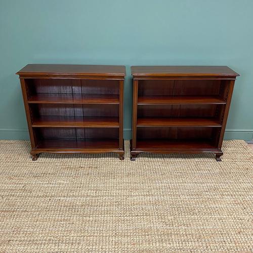 Pair of Edwardian Mahogany Antique Bookcases by John Taylor (1 of 6)