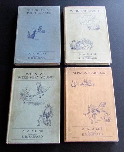 1934 A. A. Milne Winnie The Pooh Complete Set of 4 Books  All With Original Dust Jackets. (1 of 6)