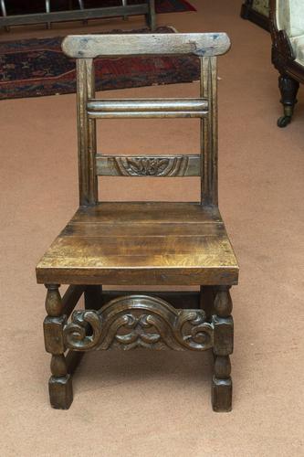 17th century Oak Side Chair (1 of 5)