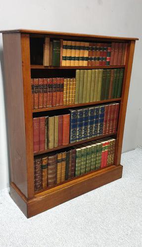 Victorian Mahogany Open Library Bookcase (1 of 5)