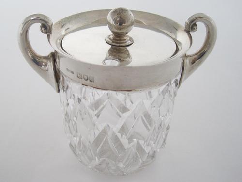 Late Victorian Circular John Grinsell Preserve or Jam Pot (1 of 5) Late Victorian Circular John Grinsell Preserve or Jam Pot (1 of 5)