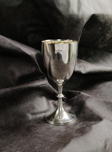 Small Edwardian Silver Goblet (1 of 6)