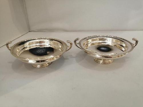 Pair of Art Deco Period Silver Low Tazzas (1 of 7) Pair of Art Deco Period Silver Low Tazzas (1 of 7)