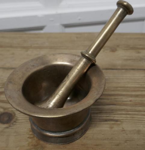 Heavy French Bronze Pestle and Mortar (1 of 4) Heavy French Bronze Pestle and Mortar (1 of 4)