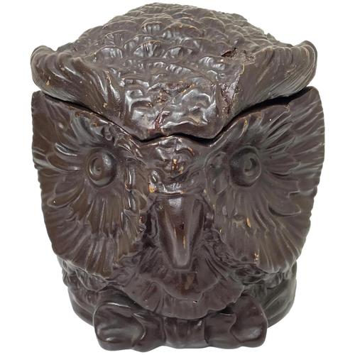 Black Forest Eichwald Earthenware Owl Tobacco Jar (1 of 24) Black Forest Eichwald Earthenware Owl Tobacco Jar (1 of 24)