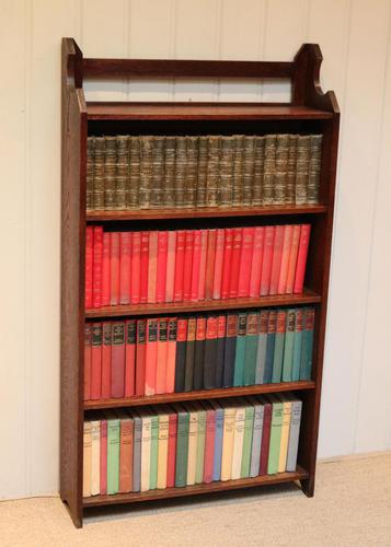 Solid Oak Open Bookcase (1 of 10) Solid Oak Open Bookcase (1 of 10)