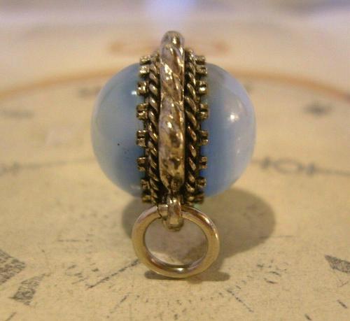 Vintage Pocket Watch Chain Fob 1950s Big Silver Nickel Victorian Revival Fob (1 of 8)