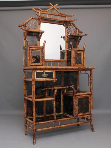 Impressive 19th Century Bamboo Cabinet (1 of 18) Impressive 19th Century Bamboo Cabinet (1 of 18)