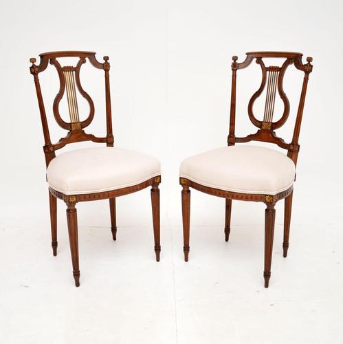Pair of Antique Mahogany Side Chairs (1 of 8) Pair of Antique Mahogany Side Chairs (1 of 8)