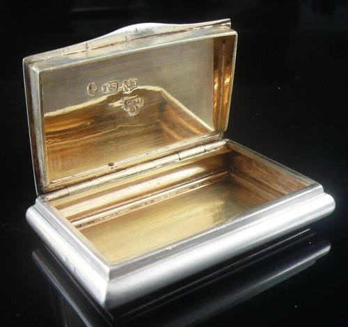 Sterling Silver Snuff Box - Birmingham Antique 1837 (1 of 12) Sterling Silver Snuff Box - Birmingham Antique 1837 (1 of 12)