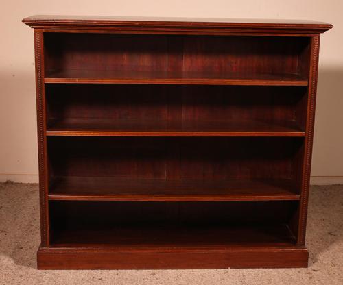 Mahogany Open Bookcase - England c.1900 (1 of 11) Mahogany Open Bookcase - England c.1900 (1 of 11)
