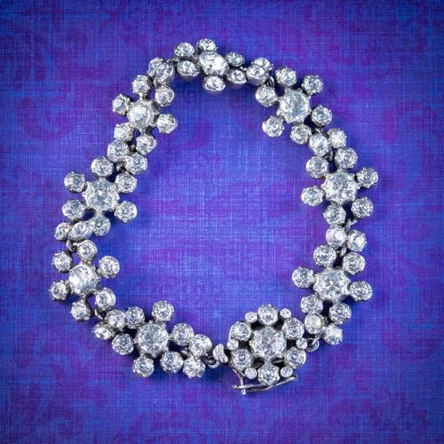 Antique Victorian Paste Bracelet Sterling Silver Dated 1895 (1 of 6) Antique Victorian Paste Bracelet Sterling Silver Dated 1895 (1 of 6)