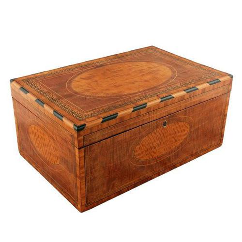 Mahogany & Satinwood Deed Box (1 of 8) Mahogany & Satinwood Deed Box (1 of 8)