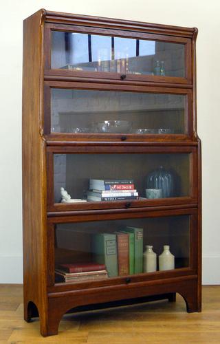 Handsome 1930s Barrister Solicitors Oak Bookcase (1 of 13)