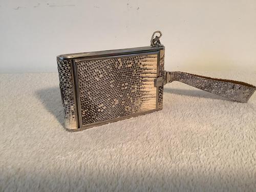 Art Deco Snake Skin Camera Powder Compact c.1920 (1 of 6) Art Deco Snake Skin Camera Powder Compact c.1920 (1 of 6)