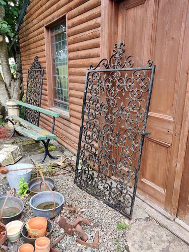 Large Iron Garden Gate (1 of 7) Large Iron Garden Gate (1 of 7)
