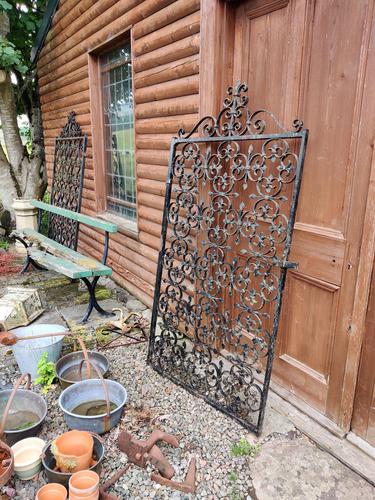 Large Iron Garden Gate (1 of 7)