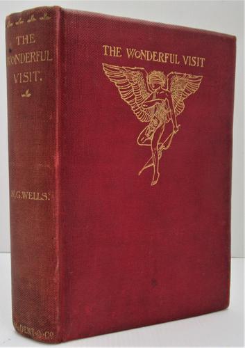 H. G. Wells, The Wonderful Visit, 1895, scarce first edition first printing (1 of 2)