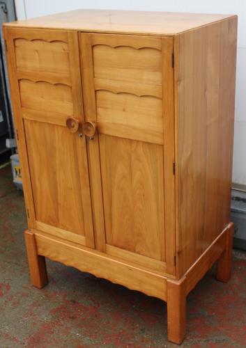1940s Well Fitted Cherry Wood Cabinet with Slides (1 of 3) 1940s Well Fitted Cherry Wood Cabinet with Slides (1 of 3)