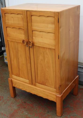 1940s Well Fitted Cherry Wood Cabinet with Slides (1 of 3)