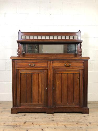 Antique Mahogany Sideboard with Mirror Back (1 of 13)