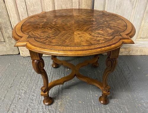 Carolean Burr Walnut Coffee Table (1 of 10)