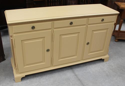 1960s Painted Dresser Base with Cupboards and Drawers (1 of 4) 1960s Painted Dresser Base with Cupboards and Drawers (1 of 4)