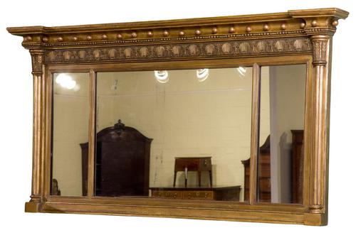 Regency Gilt Framed Over Mantel Mirror (1 of 5) Regency Gilt Framed Over Mantel Mirror (1 of 5)