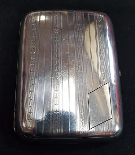 Sterling Silver Cigarette Case 1924 (1 of 4)