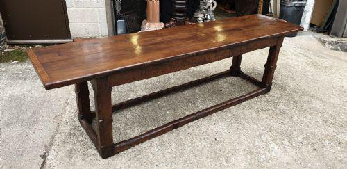 Outstanding 17th Century Oak Refrectory Table (1 of 8) Outstanding 17th Century Oak Refrectory Table (1 of 8)
