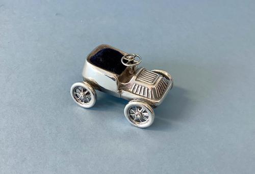 Antique Silver Novelty Vintage Car Pin Cushion (1 of 6) Antique Silver Novelty Vintage Car Pin Cushion (1 of 6)