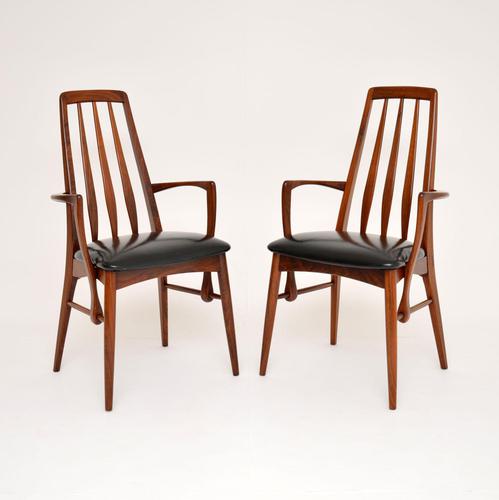 1960's Pair of Rosewood Carver Armchairs by Niels Koefoed (1 of 10)